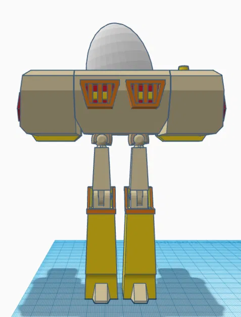 Mô hình 3D Angry Birds Transformers Eggbot độc đáo - Image 2