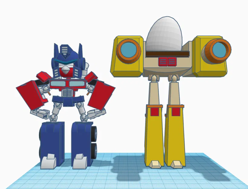 Mô hình 3D Angry Birds Transformers Eggbot độc đáo - Image 5
