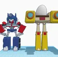 Mô hình 3D Angry Birds Transformers Eggbot độc đáo - Thumbnail 5