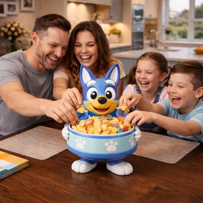 Mẫu STL Giá Đựng Đồ Ăn Hình Chú Chó Hoạt Hình