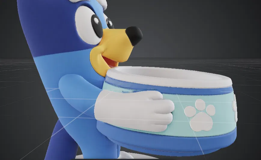 Mẫu STL Giá Đựng Đồ Ăn Hình Chú Chó Hoạt Hình - Image 4