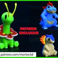 Mô hình 3D Pokemon Totodile mini dễ thương (STL) - Thumbnail 2