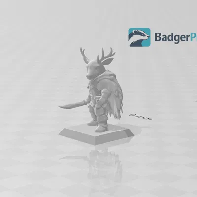 Mô hình chiến binh hươu (The Deer Collection Part 2) in 3D