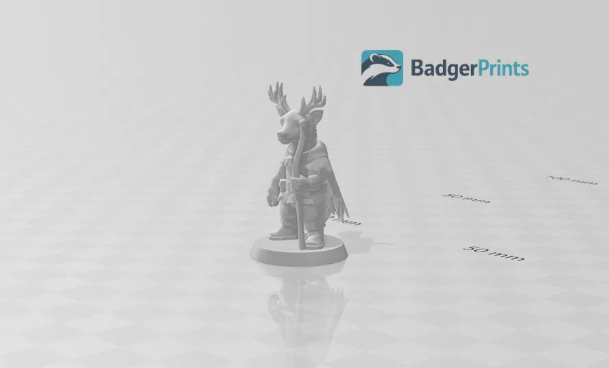 Mô hình chiến binh hươu (The Deer Collection Part 2) in 3D - Image 5