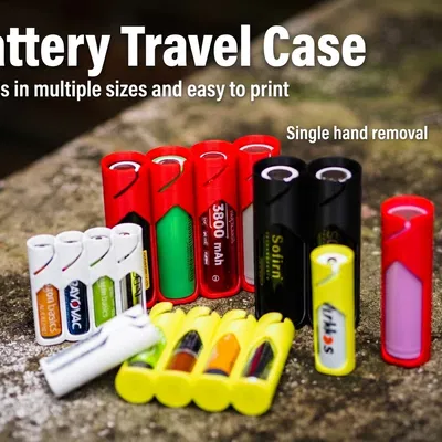 Hộp đựng pin du lịch (AAA, AA, 14500, 18650, 21700)