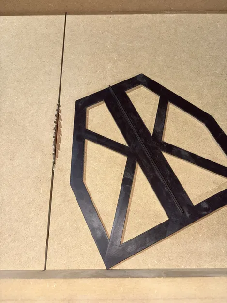 Đồ gá căn chỉnh thước chắn cho bàn trượt cắt ngang (Cross Cut Sled Fence Jig) - Image 2