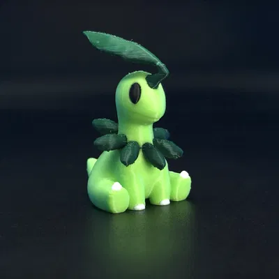 Mô hình 3D Bayleef Pokemon - Phụ kiện trang trí dễ thương