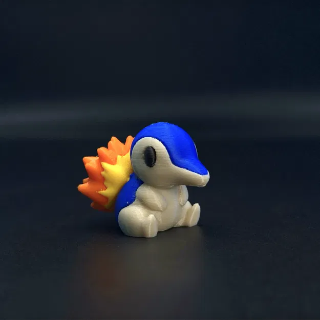 Mô hình 3D Pokemon Cyndaquil đáng yêu cho người sưu tầm - Image 1