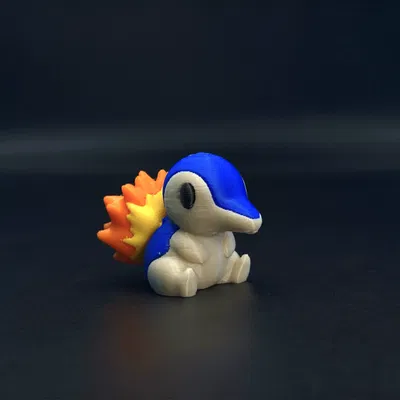 Mô hình 3D Pokemon Cyndaquil đáng yêu cho người sưu tầm