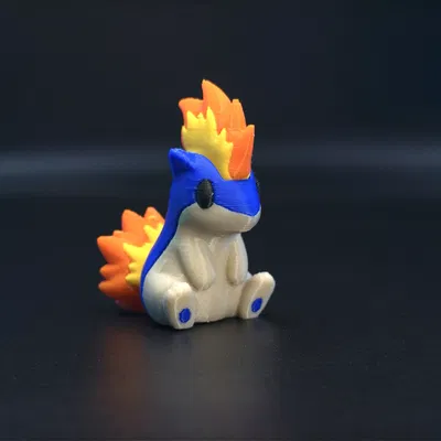 Mô hình 3D Quilava Pokémon Mini đáng yêu cho bộ sưu tập