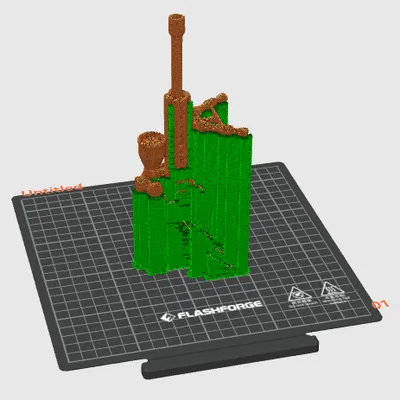 Mô hình súng bắn tỉa (Sniper Rifle) sắc nét cho máy in 3D