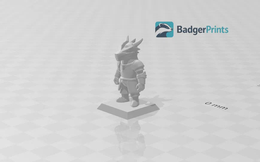 Mô hình Dragonborn Paladin 3D cho trò chơi nhập vai RPG - Image 2