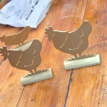 Mô hình chú gà trang trí 2D (Chicken 2D) để bàn siêu dễ thương