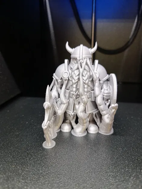 Chiến binh Lùn Viking với Rìu và Khiên – File STL mô hình giả tưởng để in 3D - Image 4