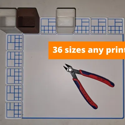 Gridfinity_Multi-Project_Organizer_Plate - Tấm Lót Tổ Chức Bàn Làm Việc