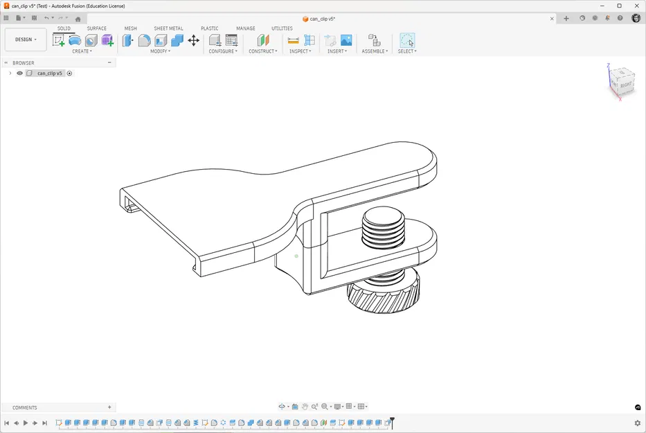 Kẹp Giữ Lon Nước Gắn Bàn Tiện Dụng - Phụ Kiện In 3D Sáng Tạo - Image 3