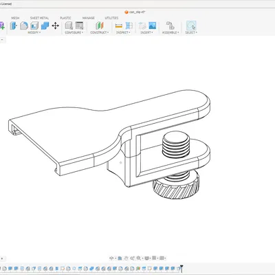 Kẹp Giữ Lon Nước Gắn Bàn Tiện Dụng - Phụ Kiện In 3D Sáng Tạo
