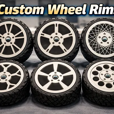 Vành bánh xe tùy chỉnh cho HP Ott Robot – Bộ 6 thiết kế vành