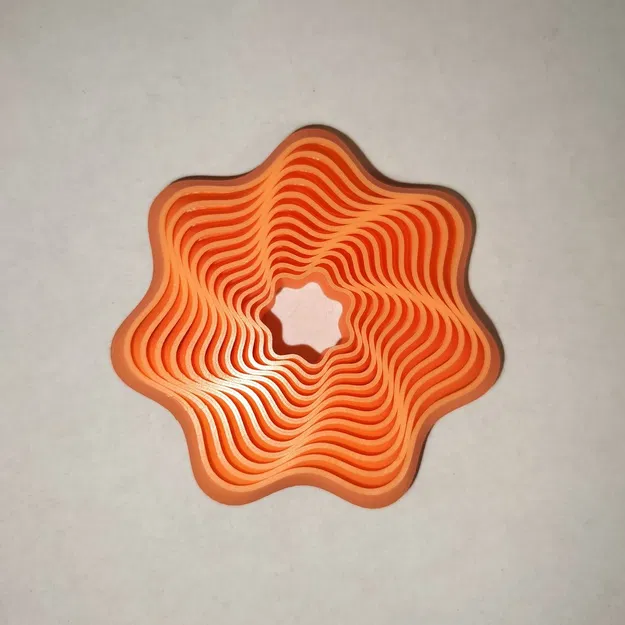 Wavy Fractal Fidget Star - Ngôi sao xoay 12 vòng - Image 1