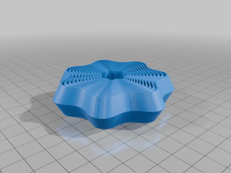 Wavy Fractal Fidget Star - Ngôi sao xoay 12 vòng - Image 3