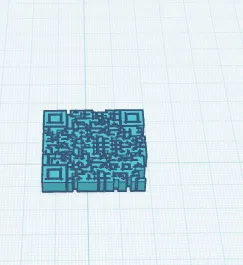 Mô hình mã QR in 3D chi tiết sắc nét cho dự án sáng tạo - Image 1