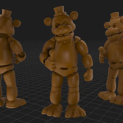 Mô hình 3D Freddy Fazbear dành cho fan Five Nights at Freddy's