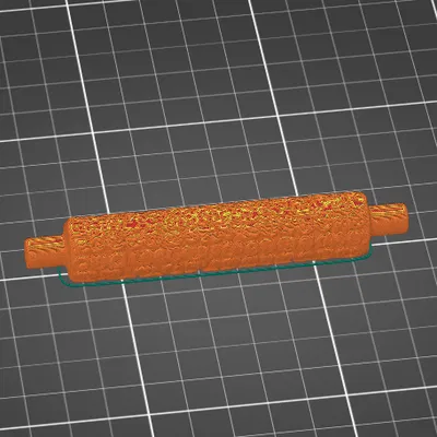 Cây lăn bột tạo vân 3D cho bé - Mô hình in 3D độc đáo