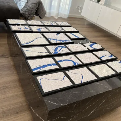 Bolzano, Ý - Mô hình 3D địa hình thu nhỏ