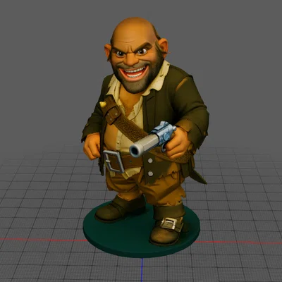 Mô hình 3D cướp biển Pintel (Pirates Pintel) - Thiết kế tinh xảo