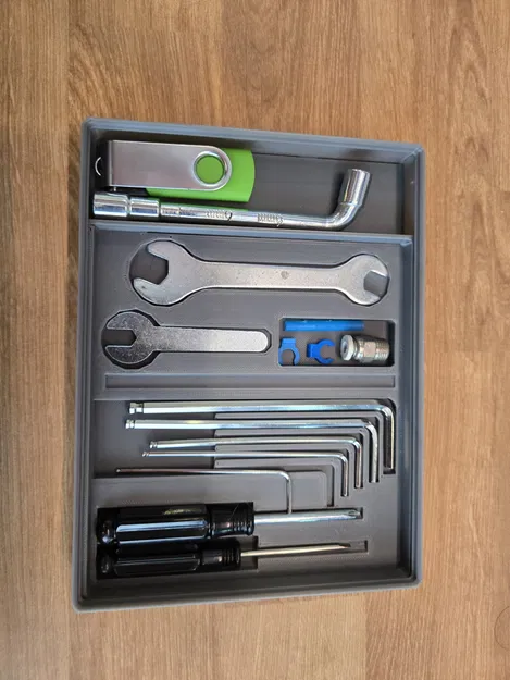 Khay đựng dụng cụ Gridfinity cho máy in 3D Neptune 4 gọn gàng - Image 1