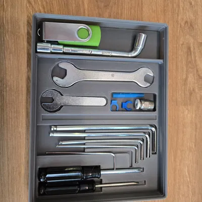 Khay đựng dụng cụ Gridfinity cho máy in 3D Neptune 4 gọn gàng