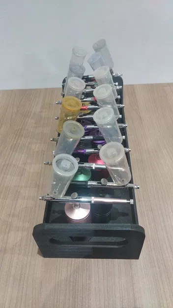 Khay sắp xếp súng phun sơn (Airbrush Organizer) in 3D tiện lợi - Image 2