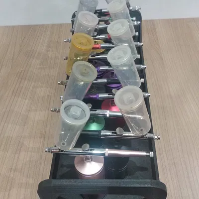 Khay sắp xếp súng phun sơn (Airbrush Organizer) in 3D tiện lợi