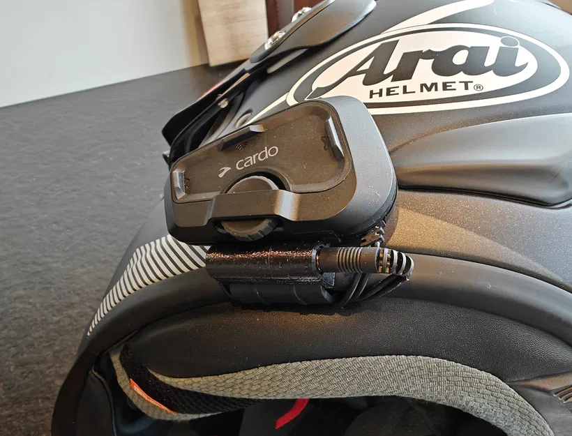 Ngàm gắn jack aux 3.5mm cho tai nghe Cardo - Image 1