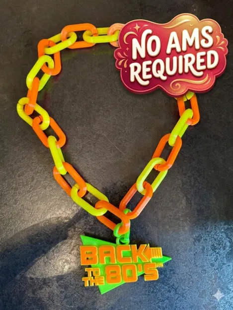 Mặt dây chuyền phong cách tiệc tùng thập niên 80 - Image 1