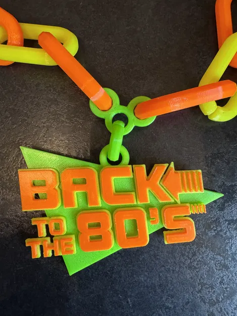 Mặt dây chuyền phong cách tiệc tùng thập niên 80 - Image 2