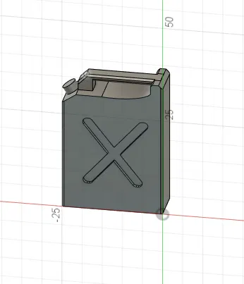 Mô hình can xăng quân sự 1/24 in 3D chi tiết cực đẹp - Image 1