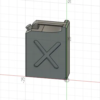 Mô hình can xăng quân sự 1/24 in 3D chi tiết cực đẹp