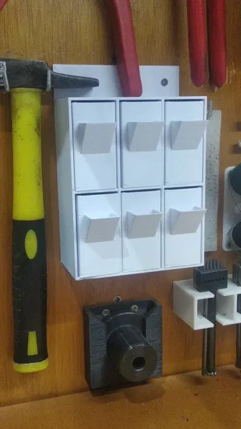 Tủ ngăn kéo mini 6 hộc treo tường tiện lợi - Image 1