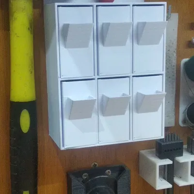 Tủ ngăn kéo mini 6 hộc treo tường tiện lợi