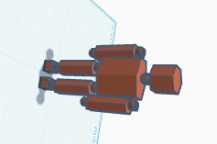 Mô hình người đa giác cử động linh hoạt (Polygon Man) cho máy in 3D - Image 1