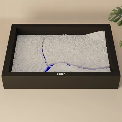 Bolzano, Ý - Mô hình địa hình 3D thu nhỏ