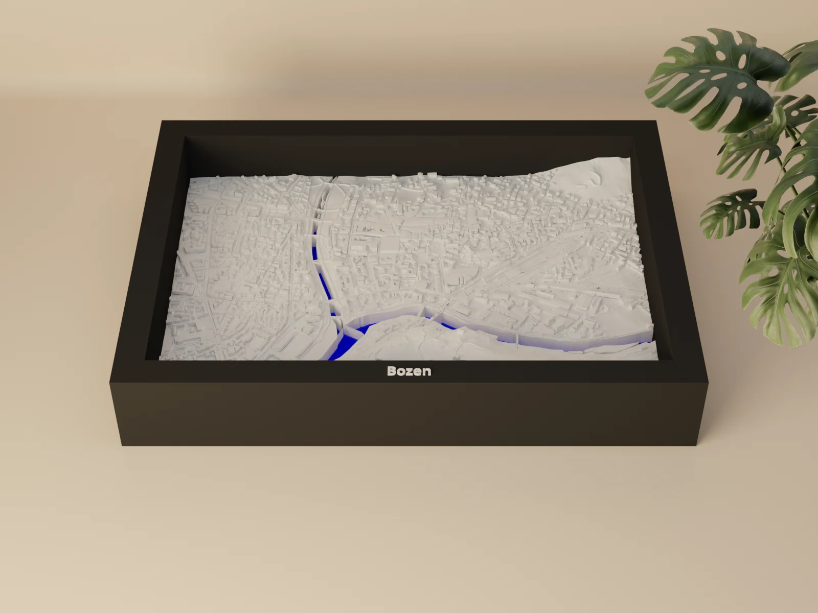 Bolzano, Ý - Mô hình địa hình 3D thu nhỏ 1