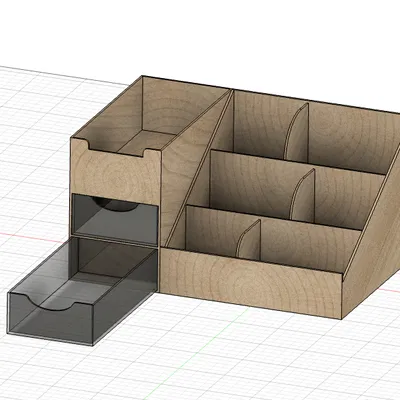 Khay Đựng Đồ Đa Năng Để Bàn Organizer GT531 (Thiết Kế 3D)