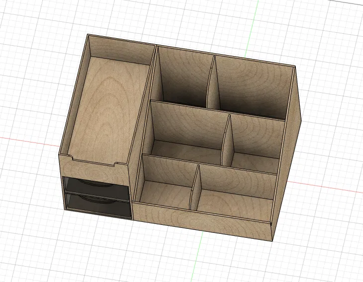 Khay Đựng Đồ Đa Năng Để Bàn Organizer GT531 (Thiết Kế 3D) - Image 3