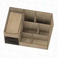 Khay Đựng Đồ Đa Năng Để Bàn Organizer GT531 (Thiết Kế 3D) - Thumbnail 3