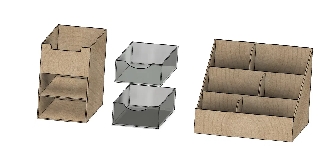 Khay Đựng Đồ Đa Năng Để Bàn Organizer GT531 (Thiết Kế 3D) - Image 4