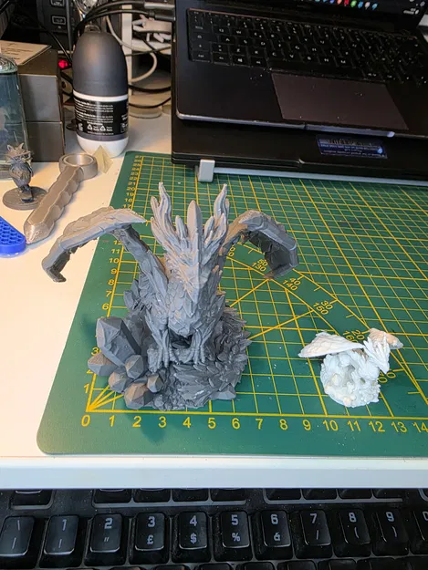 Vernathis, Tâm Trí Tím (Gem Dragon) - Mô hình rồng cho TTRPG - Image 2