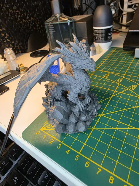 Vernathis, Tâm Trí Tím (Gem Dragon) - Mô hình rồng cho TTRPG - Image 3