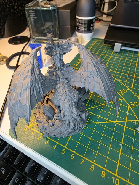 Vernathis, Tâm Trí Tím (Gem Dragon) - Mô hình rồng cho TTRPG - Image 8